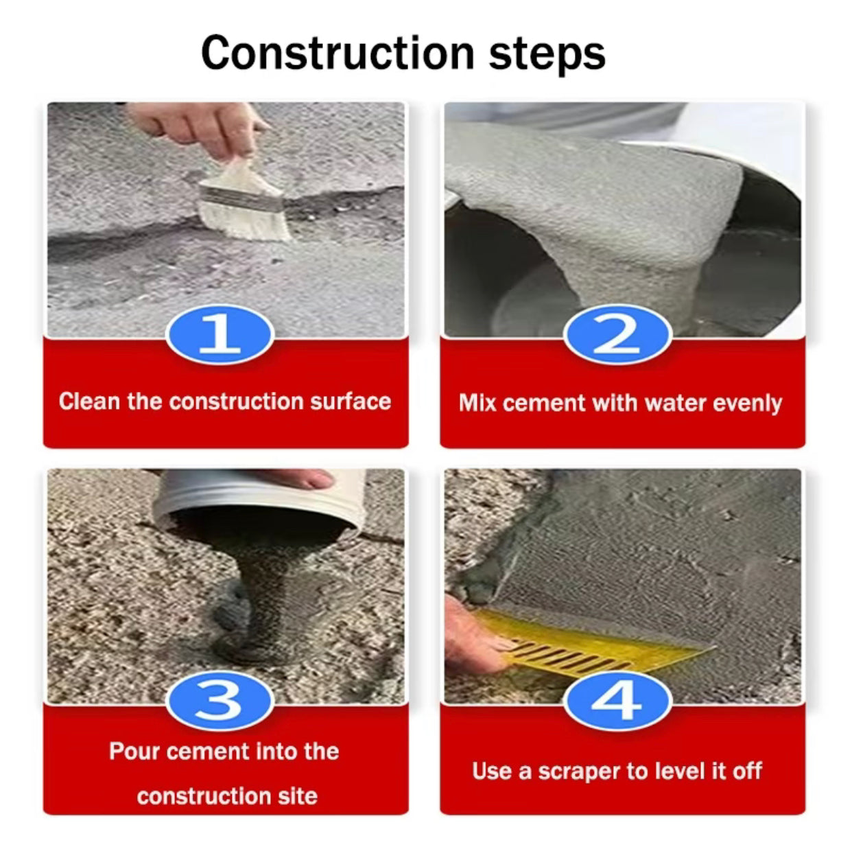 3 Minute Quick Drying Cement Waterproof Leak Repair Tool Quick House Repair Hardware Micro Cement