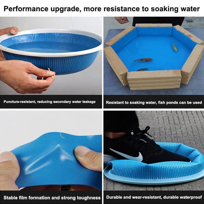 Permanent Waterproof Coating – Leakproof Seal for Roof, Floor, Bathroom & Walls – Weatherproof, Durable, Long-Lasting Protection